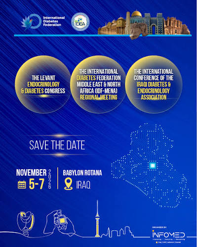 Regional Meeting, and the 5th Levant Endocrinology & Diabetes Congress, scheduled to take place on 5-7 November 2026 at Babylon Rotana, Baghdad, Iraq.